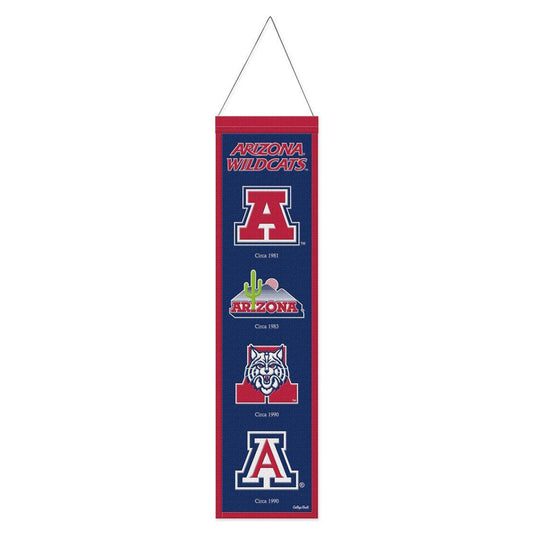 Arizona Wildcats Wool Banner 8x32 Heritage Evolution Design - ToylandEU