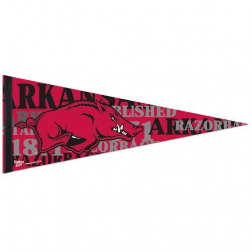 Arkansas Razorbacks 12x30 Premium Pennant Wool Style - ToylandEU