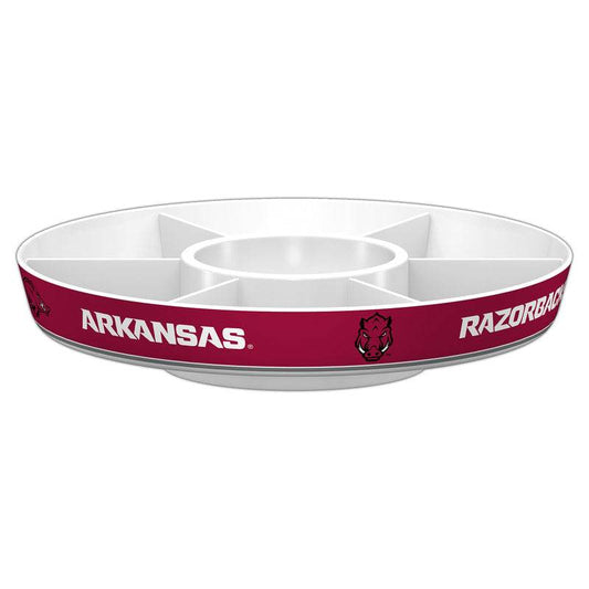 Arkansas Razorbacks 14.5 Inch Party Platter With Dividers - ToylandEU