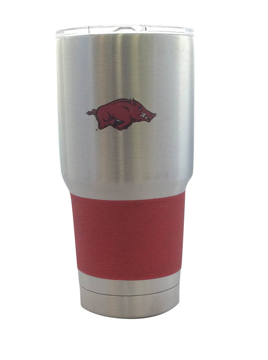 Arkansas Razorbacks 30 Oz Ultra Travel Tumbler Silver - ToylandEU