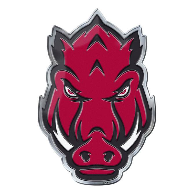 Arkansas Razorbacks Auto Emblem Alternate Logo Aluminum 3D - ToylandEU