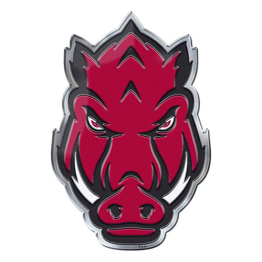 Arkansas Razorbacks Auto Emblem Alternate Logo Aluminum 3D - ToylandEU