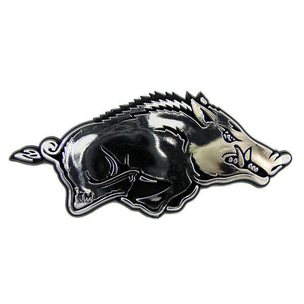 Arkansas Razorbacks Auto Emblem - Silver - ToylandEU
