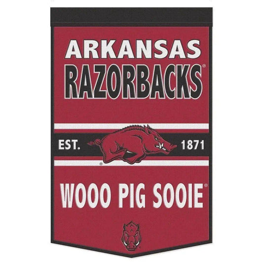  Arkansas Razorbacks Banner Wool 24x38 Dynasty Slogan Design -  ToylandEU™