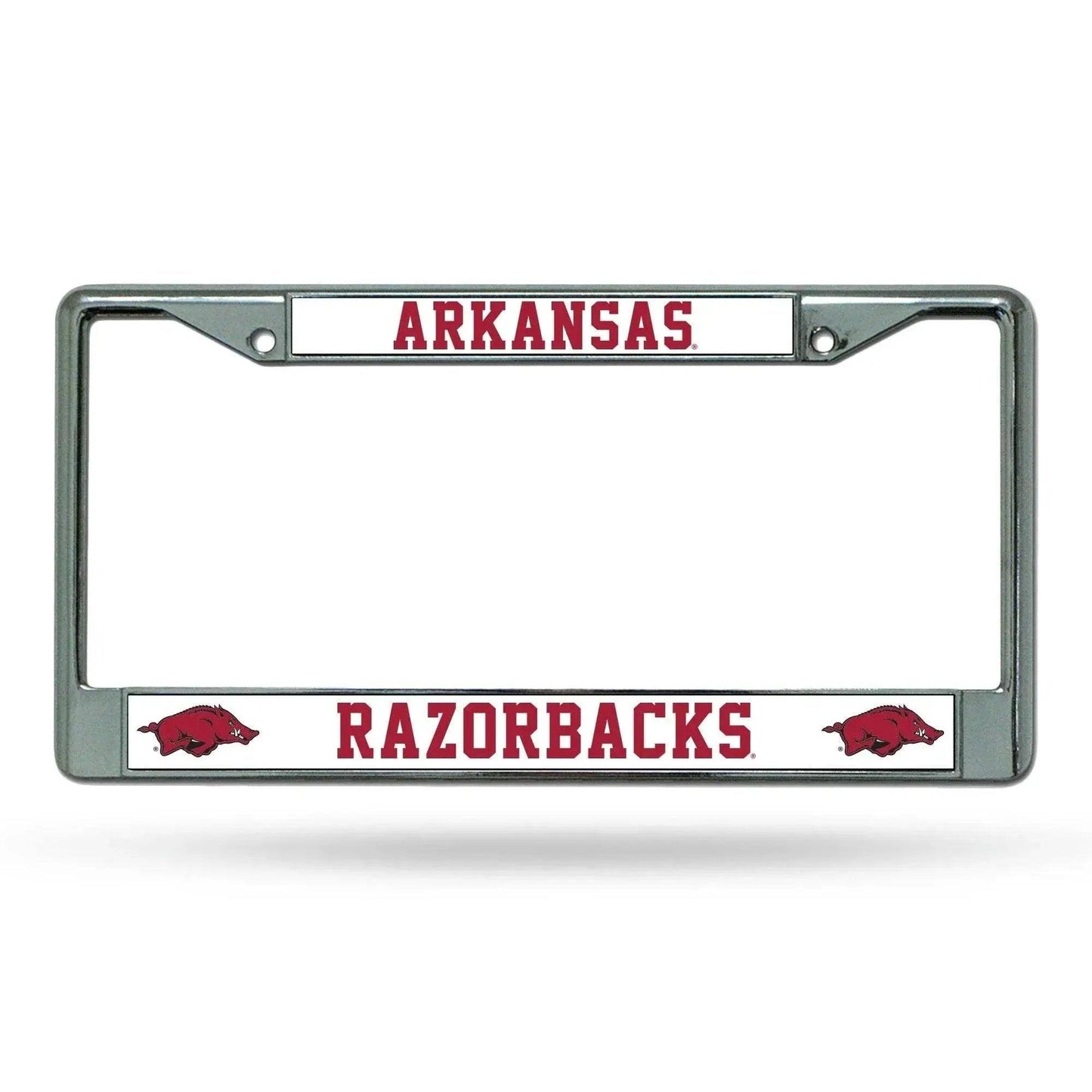 Arkansas Razorbacks Chrome License Plate Frame Rico -  ToylandEU™