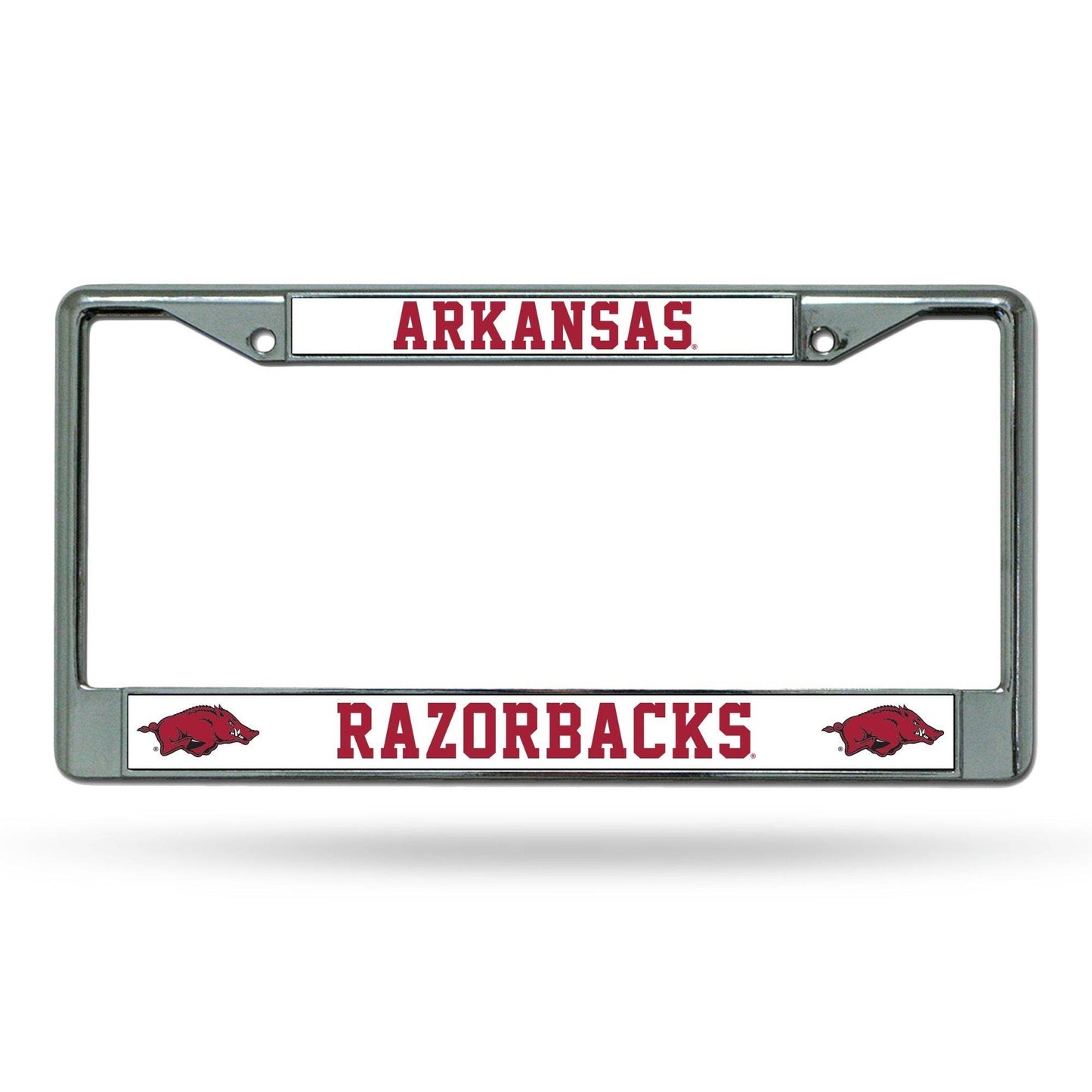 Arkansas Razorbacks Chrome License Plate Frame Rico - ToylandEU