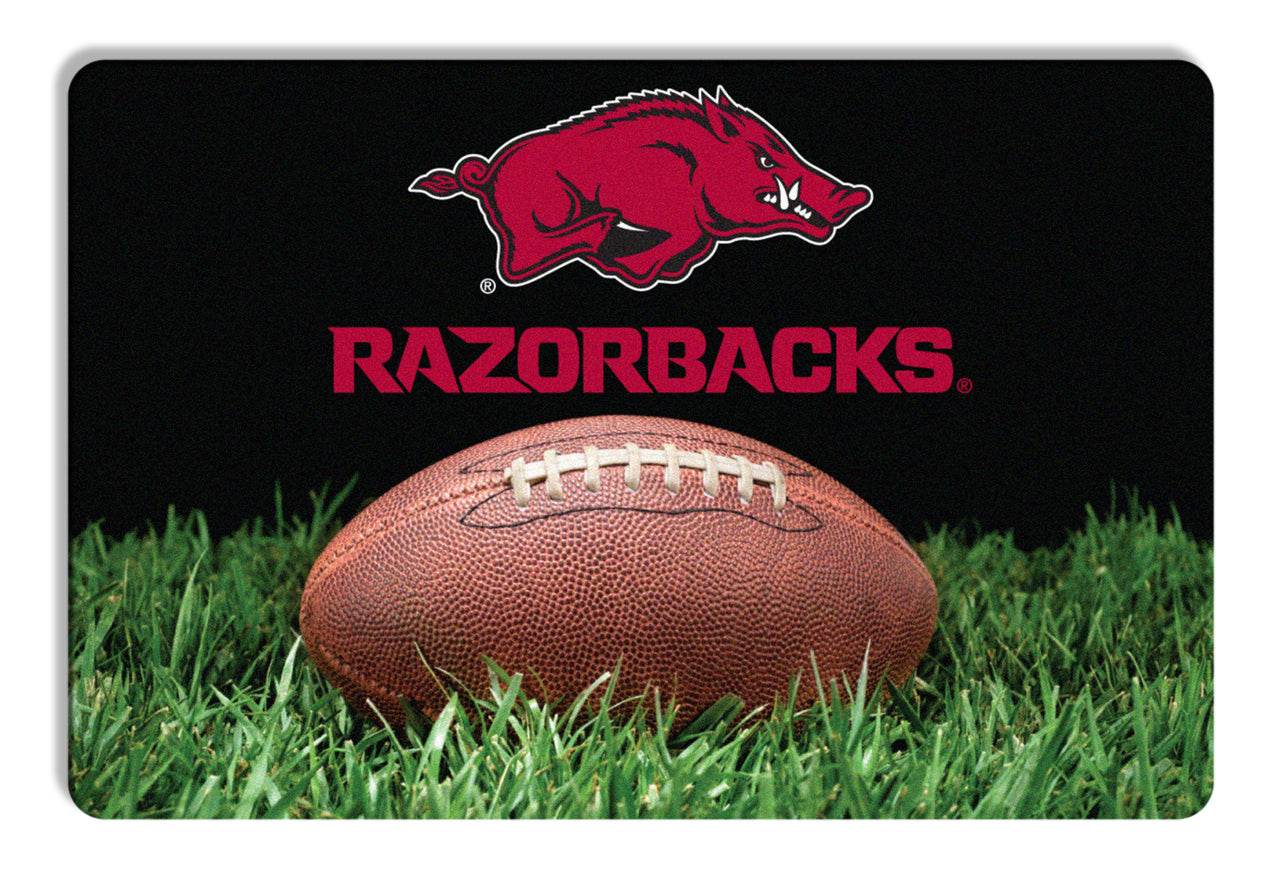 Arkansas Razorbacks Classic Football Pet Bowl Mat Large - ToylandEU