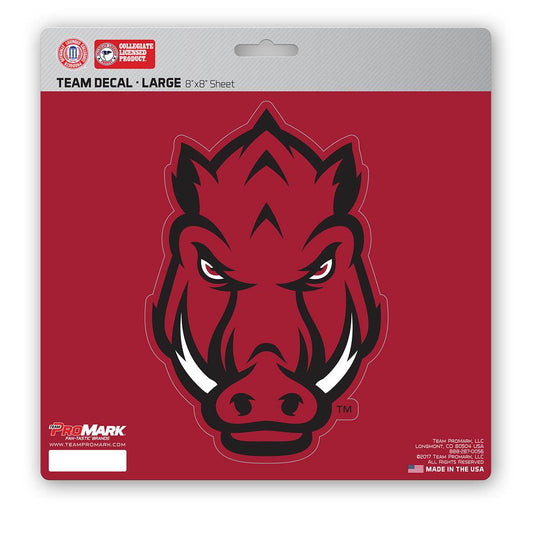 Arkansas Razorbacks Die Cut Vinyl Decal 8x8 Special Order - ToylandEU