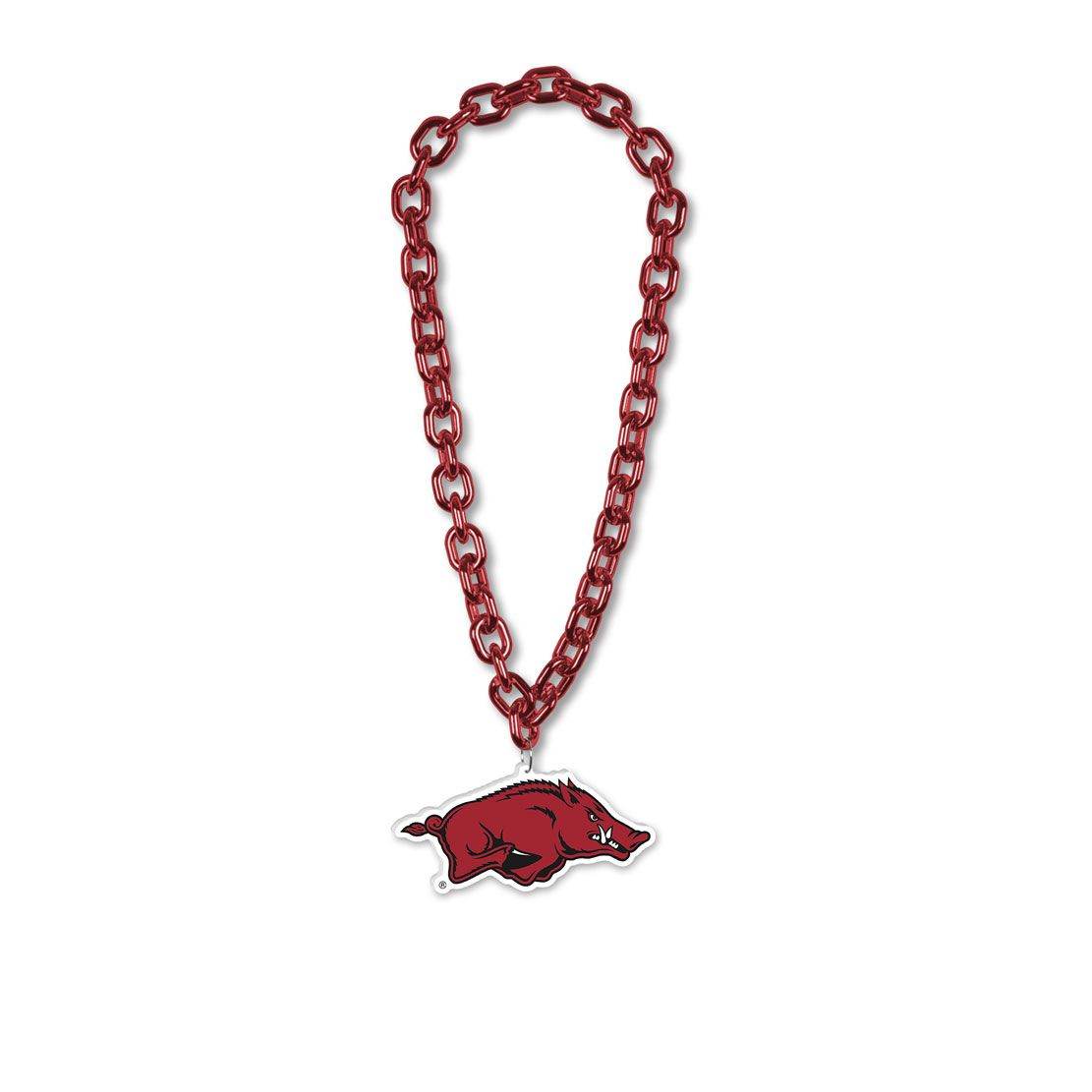 Arkansas Razorbacks Foam Logo Necklace With 38 Inches Chain - ToylandEU