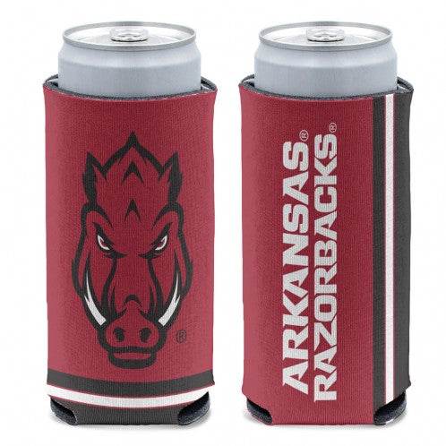 Arkansas Razorbacks Full Color Slim Can Cooler Wincraft - ToylandEU