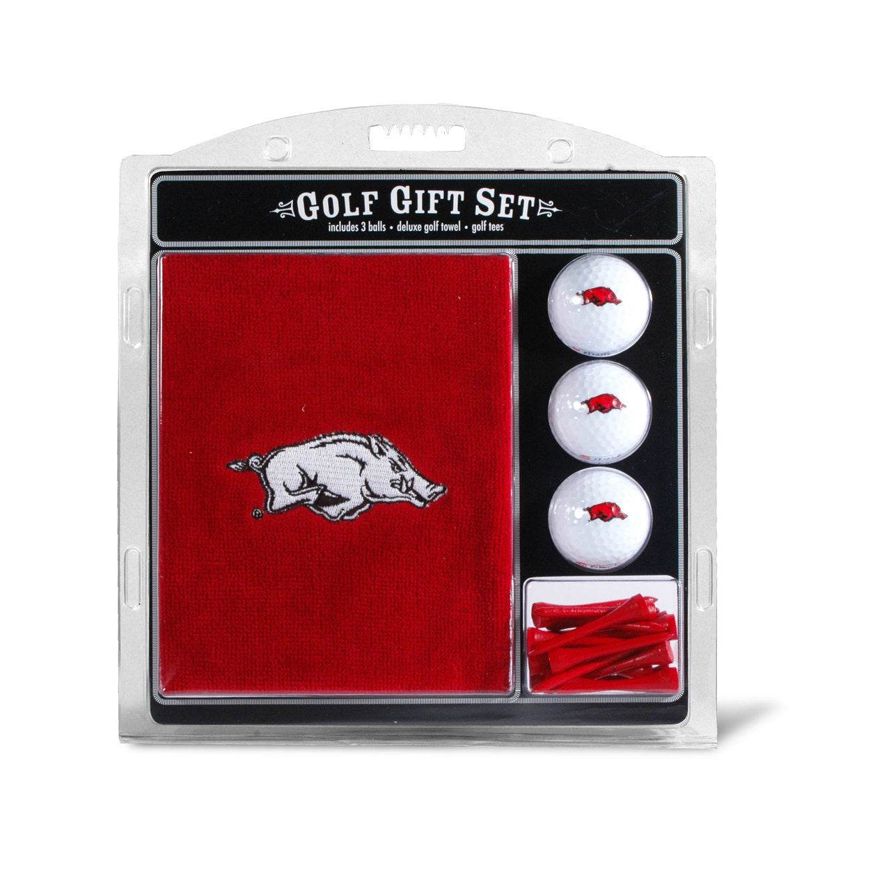 Arkansas Razorbacks Golf Gift Set With Embroidered Towel - ToylandEU
