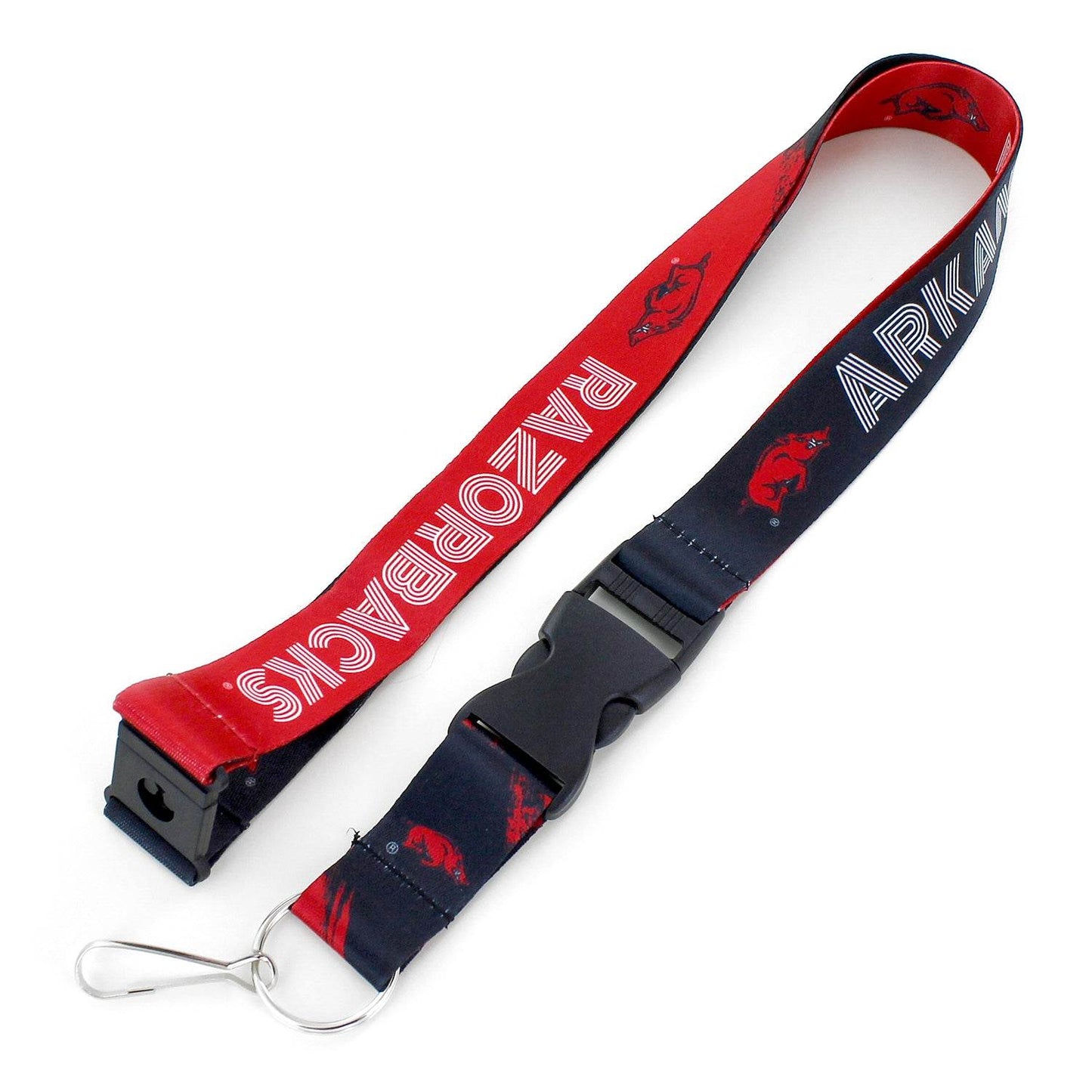 Arkansas Razorbacks Lanyard Crossfade Design Two Sided - ToylandEU