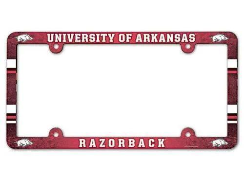  Arkansas Razorbacks License Plate Frame - Full Color -  ToylandEU™