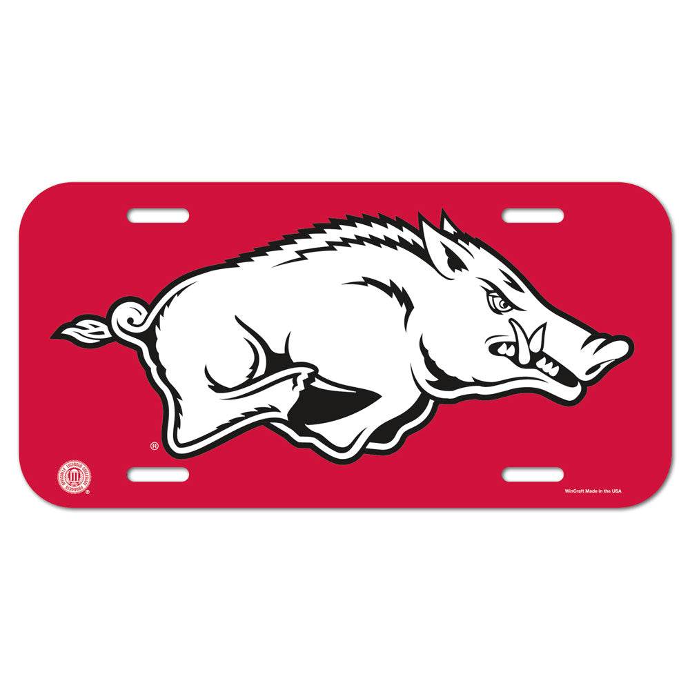 Arkansas Razorbacks License Plate Plastic Special Order - ToylandEU