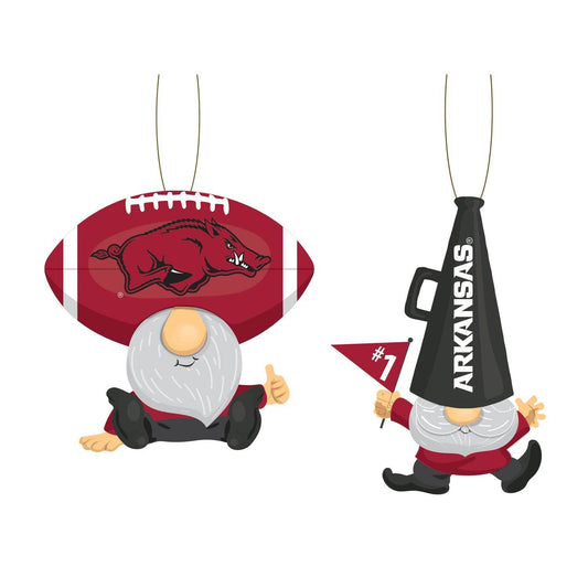 Arkansas Razorbacks Ornament Gnome Fans With Team Colors - ToylandEU