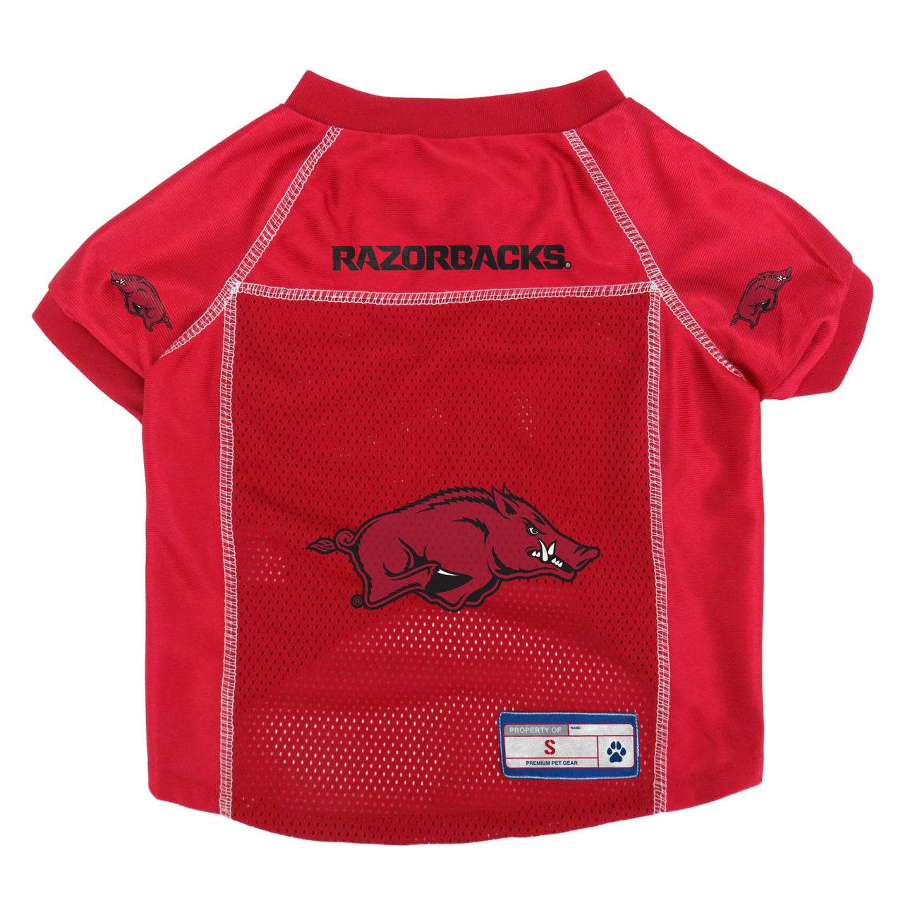 Arkansas Razorbacks Pet Jersey Size S With Team Graphics - ToylandEU