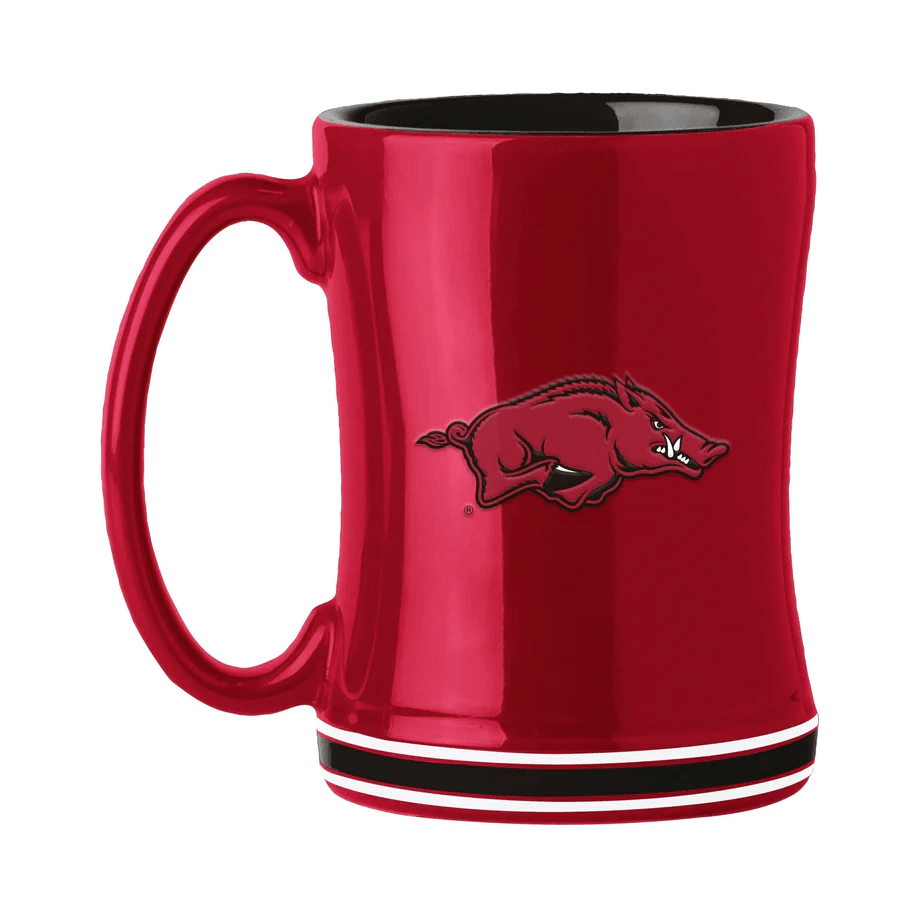 Arkansas Razorbacks Sculpted Relief 14oz Coffee Mug - ToylandEU