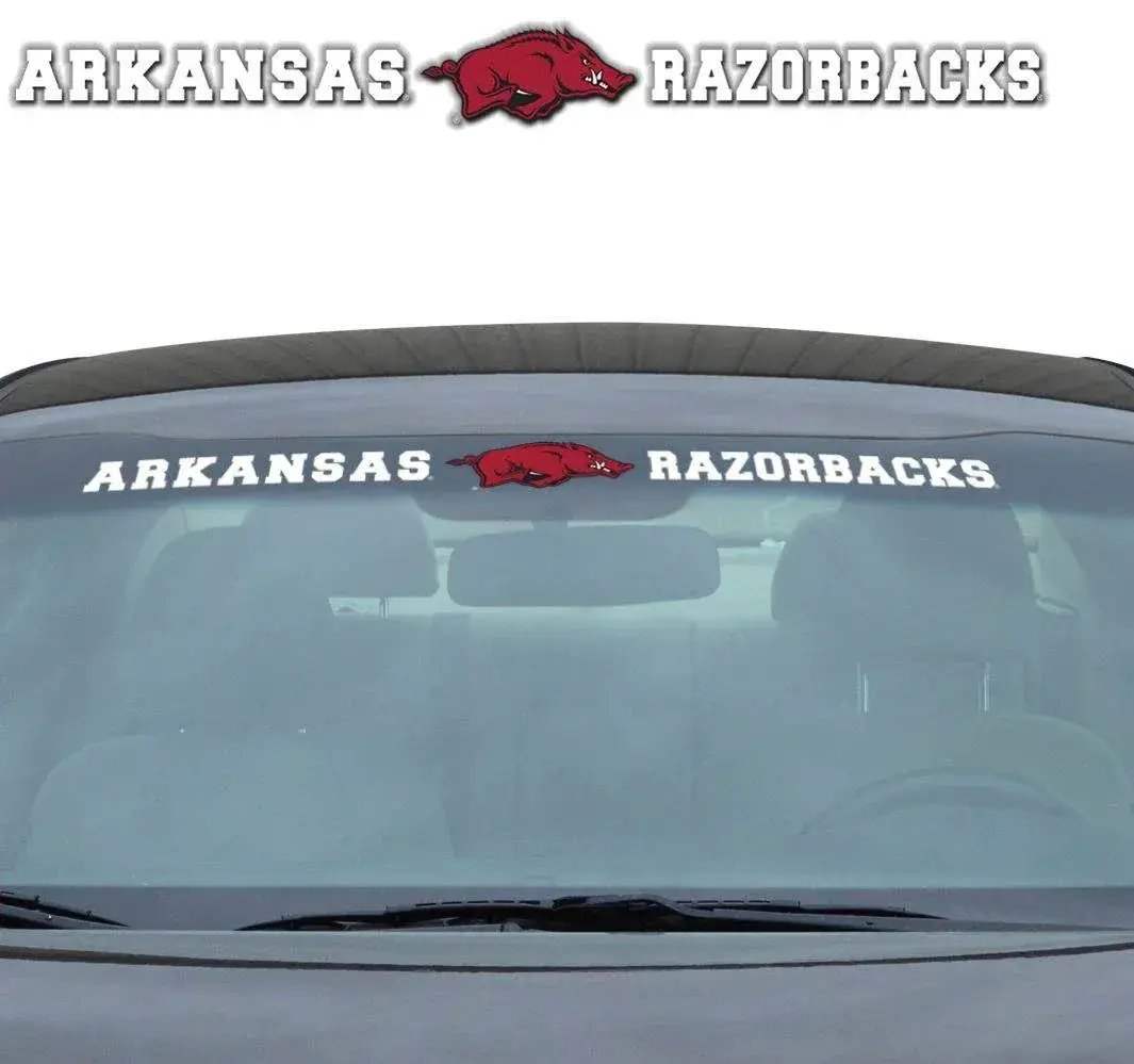 Arkansas Razorbacks Windshield Decal 35x4 Vinyl Kit - ToylandEU