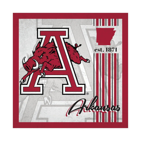  Arkansas Razorbacks Wood Sign 10x10 Album Design Decor -  ToylandEU™