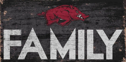  Arkansas Razorbacks Wood Sign 12x6 Family Design Order -  ToylandEU™