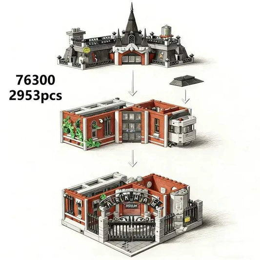  Arkham Asylum Building Model Decorative Collectible -  ToylandEU™