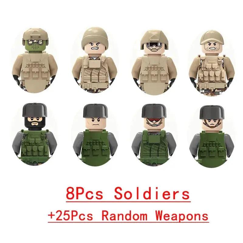  Armored Military Jeep Lego Compatible Blocks Toy -  ToylandEU™