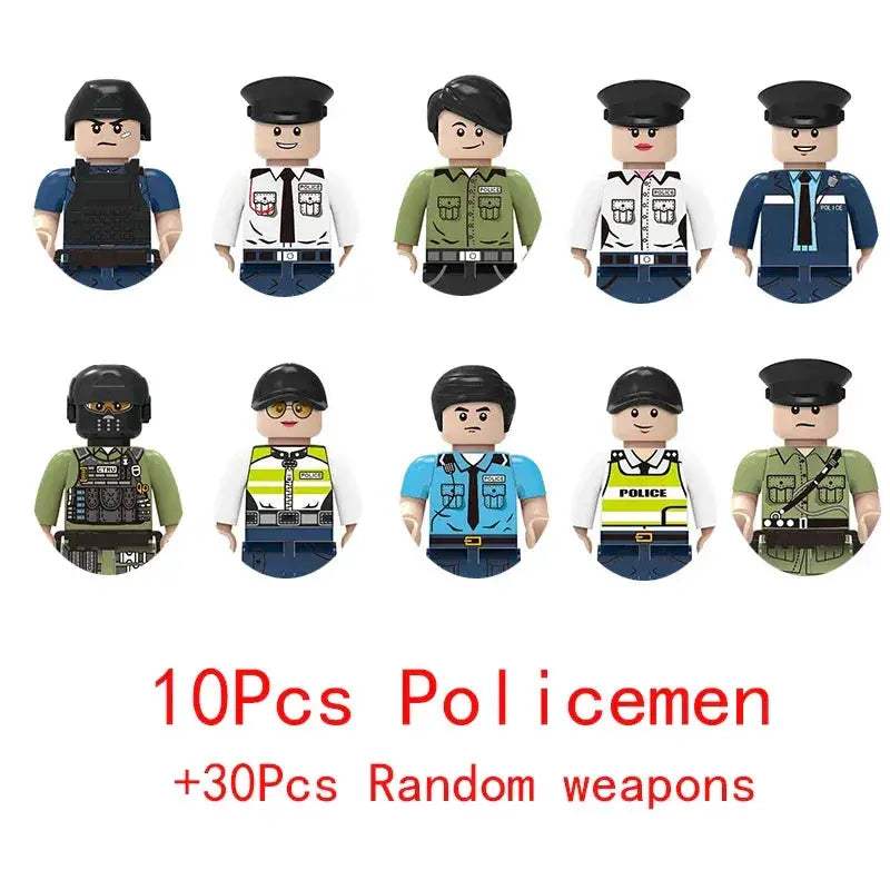 Armored Military Jeep Lego Compatible Building Block Toy - ToylandEU