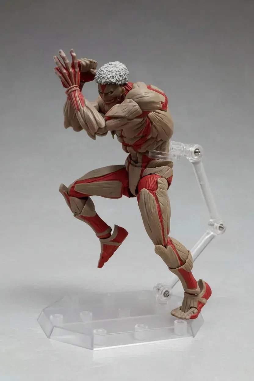 Armored Titan Anime Action Figure, Attack on Titan Anime Figurine Movable Joint Model Toys 17 CM - ToylandEU