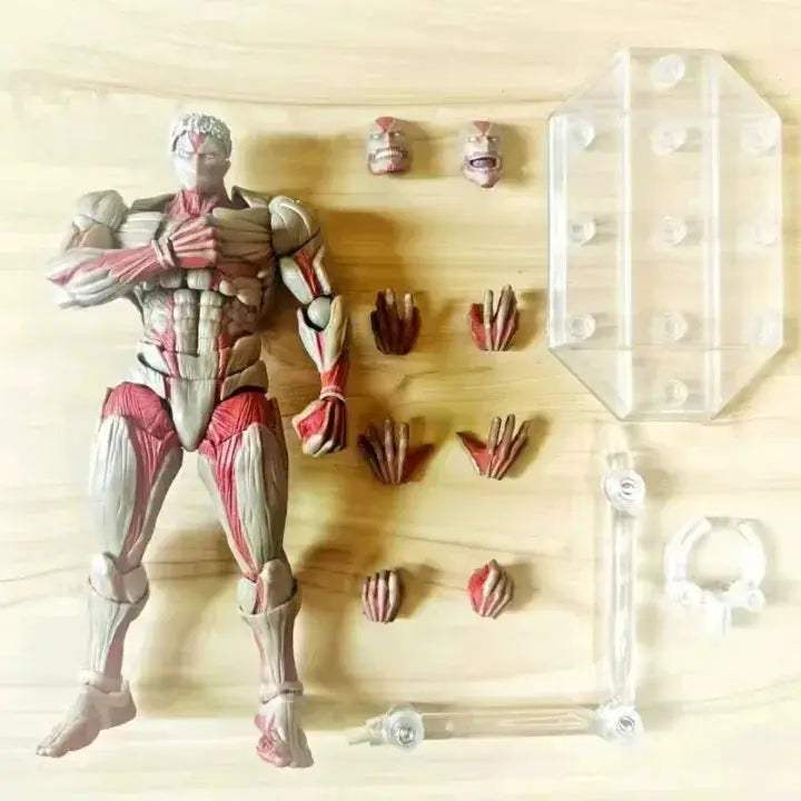 Armored Titan Anime Action Figure, Attack on Titan Anime Figurine Movable Joint Model Toys 17 CM - ToylandEU