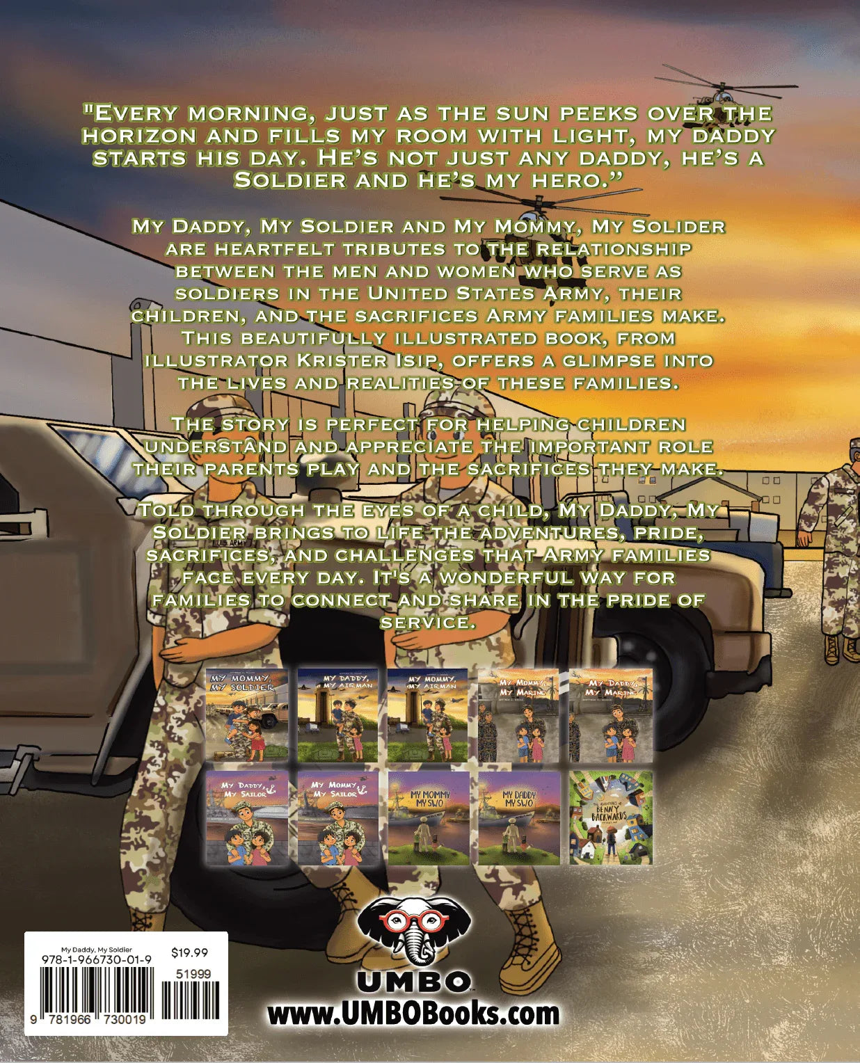 Army Children’s Book - My Daddy, My Soldier by Matthew E. Miller - ToylandEU