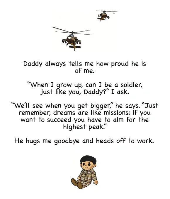 Army Children’s Book - My Daddy, My Soldier by Matthew E. Miller - ToylandEU