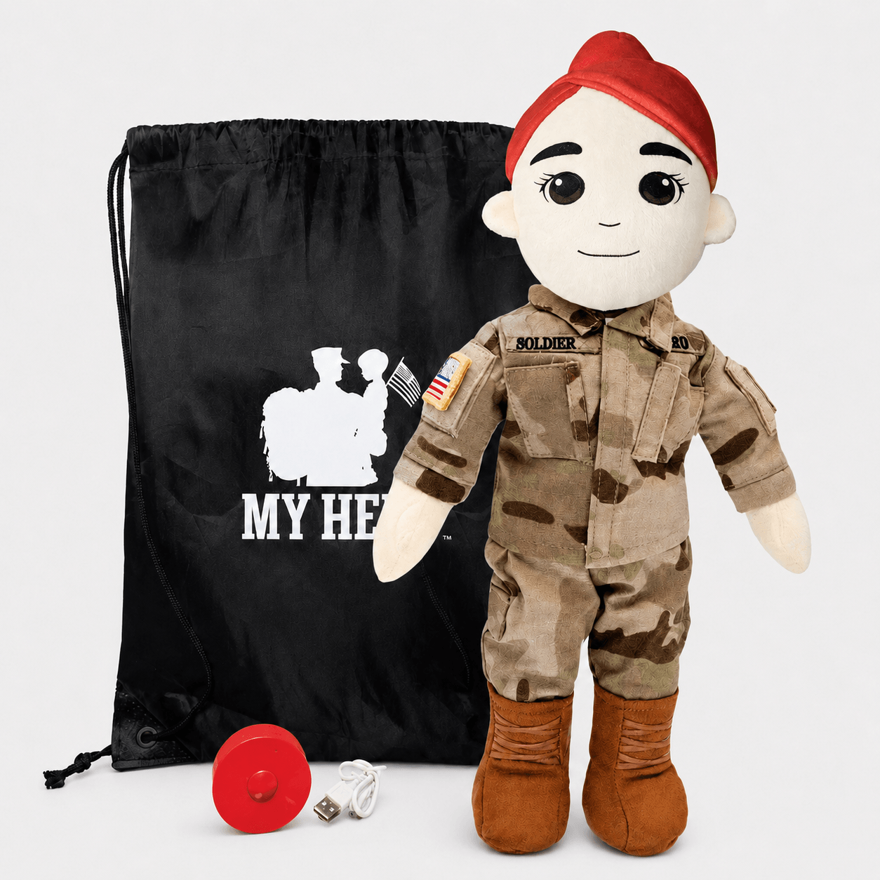  Army Soldier Daddy Doll Custom Recordable Keepsake 