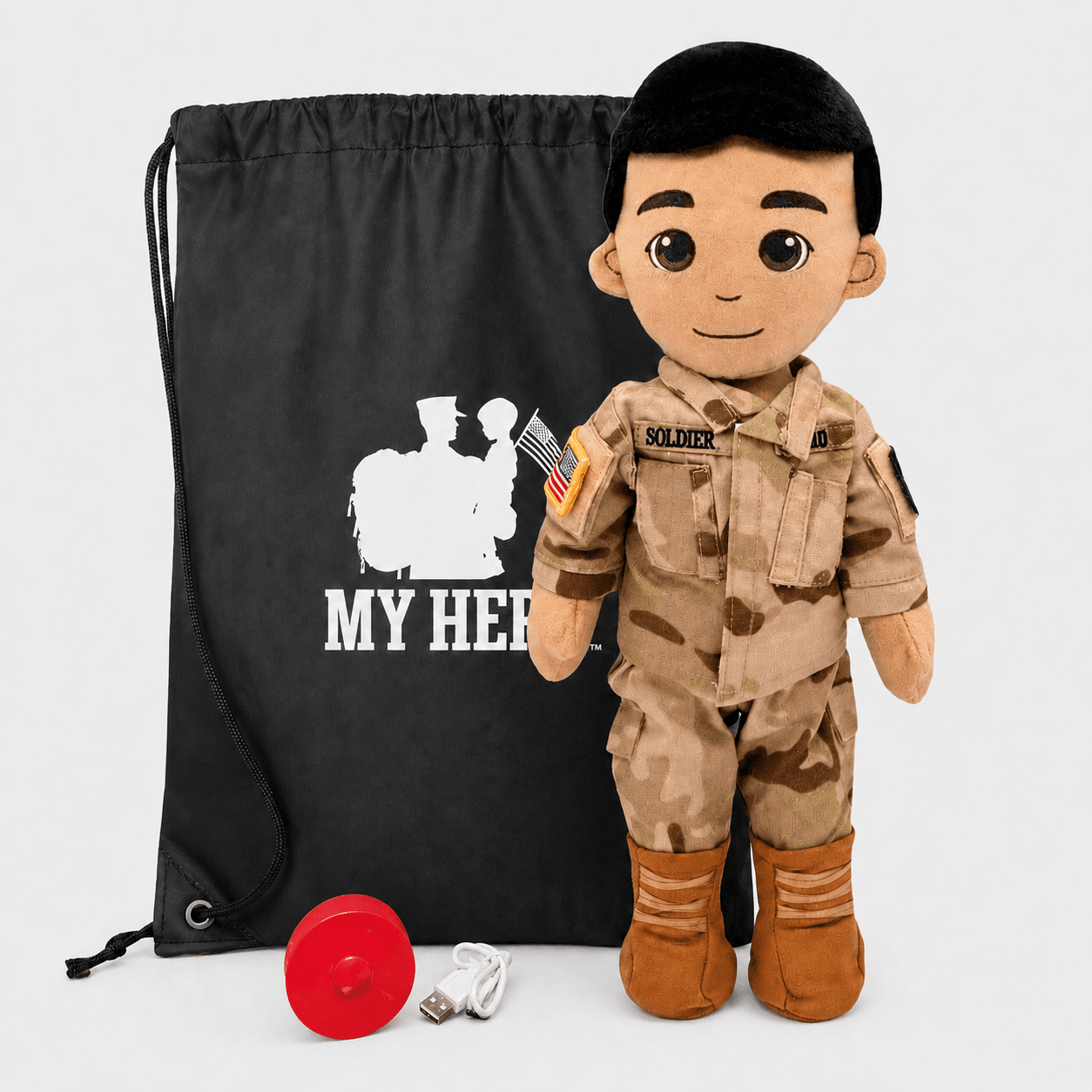  Army Soldier Daddy Doll Custom Recordable Keepsake 