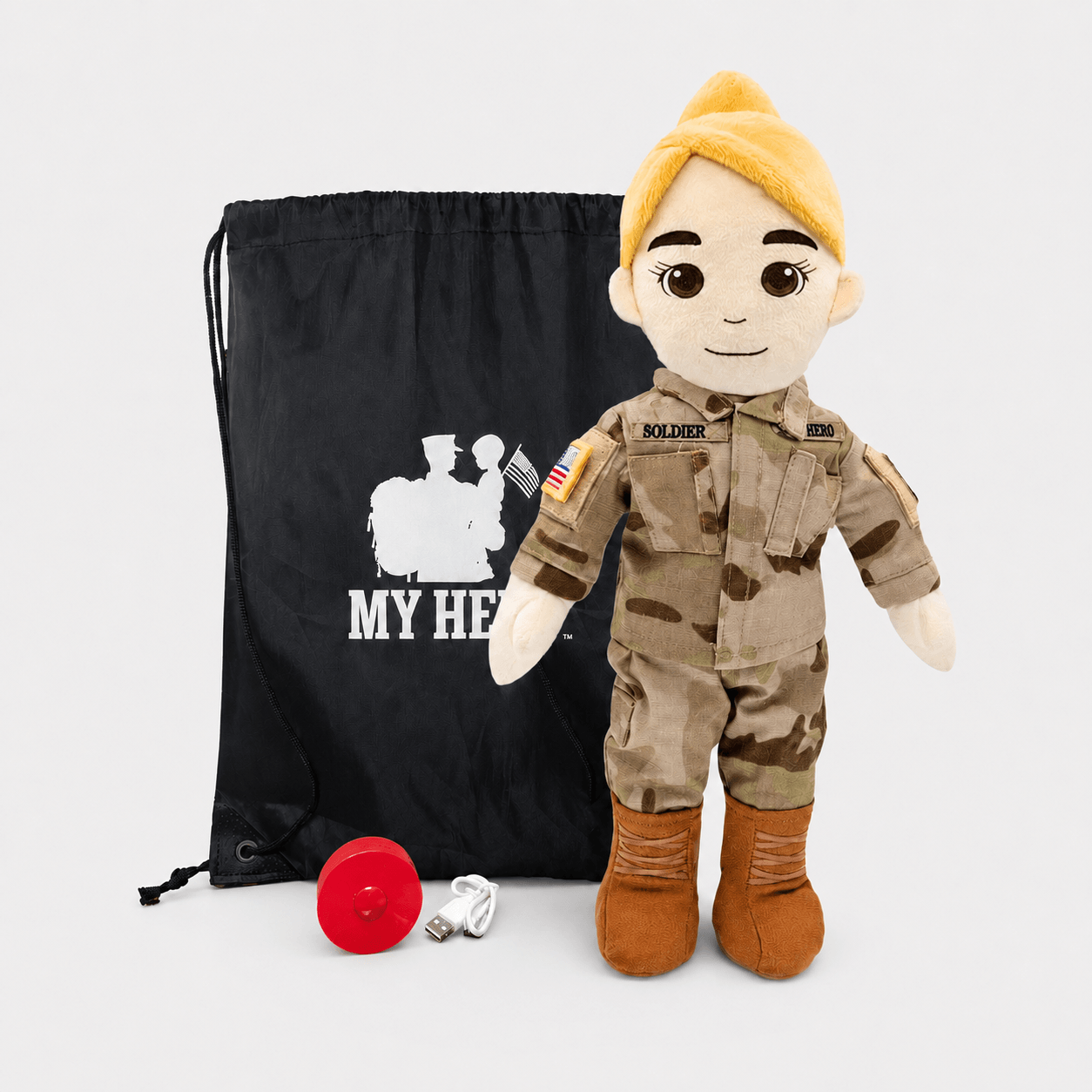  Army Soldier Daddy Doll Custom Recordable Keepsake 