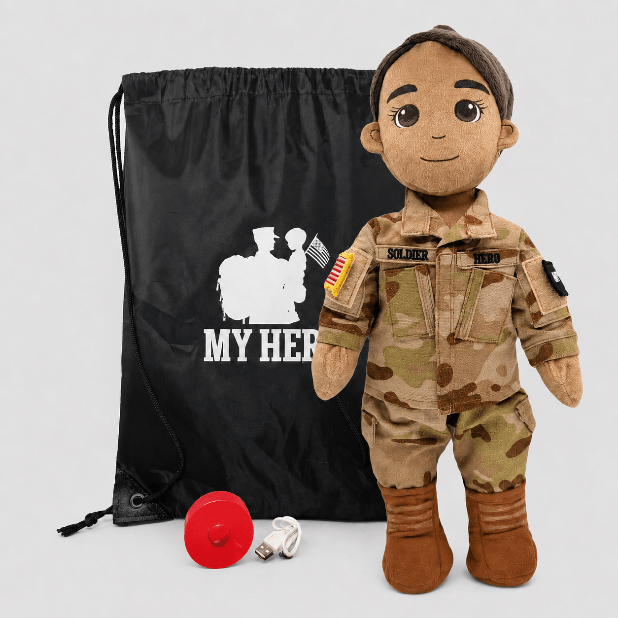  Army Soldier Daddy Doll Custom Recordable Keepsake 