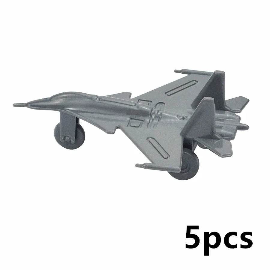 Army Weapon Airplane DIY Classic Plastic Model Brick Toys - ToylandEU