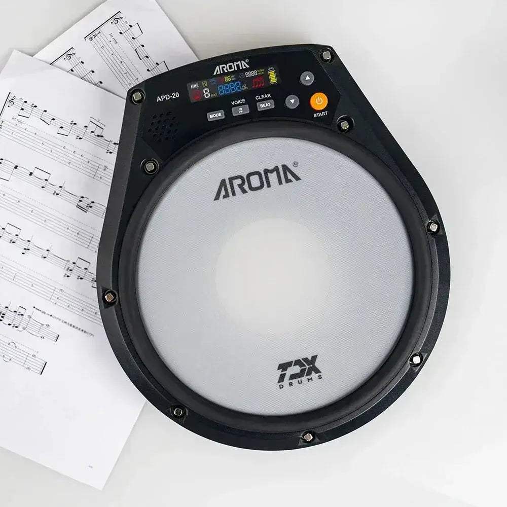 Aroma 8 Inch Electronic Drum Pad With Metronome Rechargeable - ToylandEU