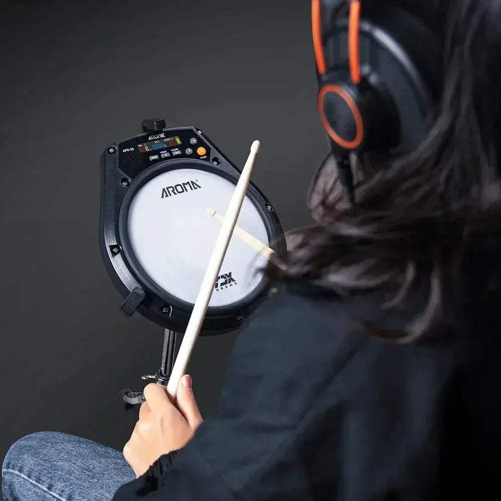 Aroma 8 Inch Electronic Drum Pad With Metronome Rechargeable - ToylandEU