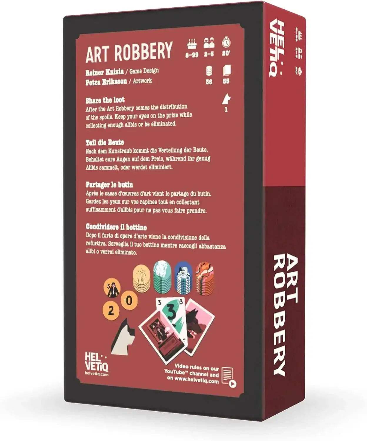 Art Heist Card Game 2 5 Players With Thrilling Loot - ToylandEU