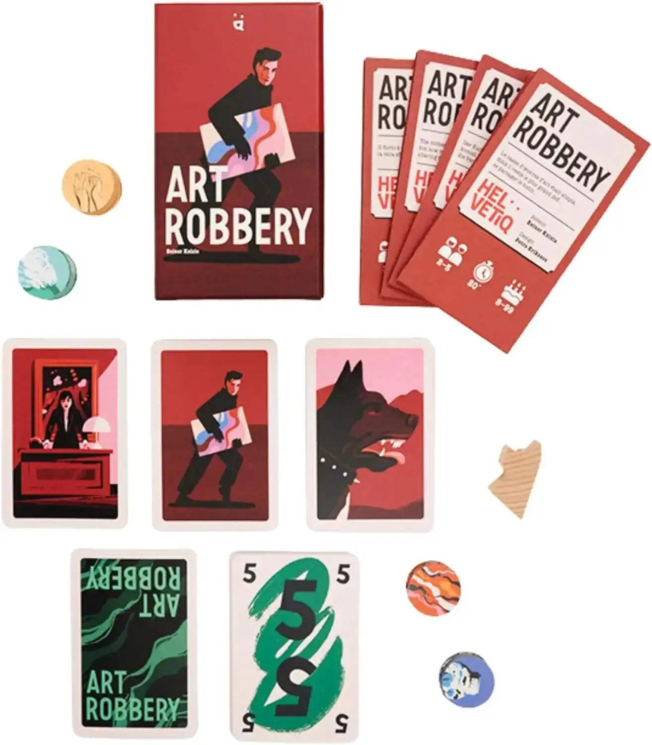 Art Heist Card Game 2 5 Players With Thrilling Loot - ToylandEU