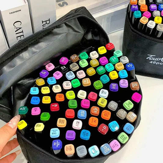 Art Markers | 48 Color Dual Tips | Toylandeu™