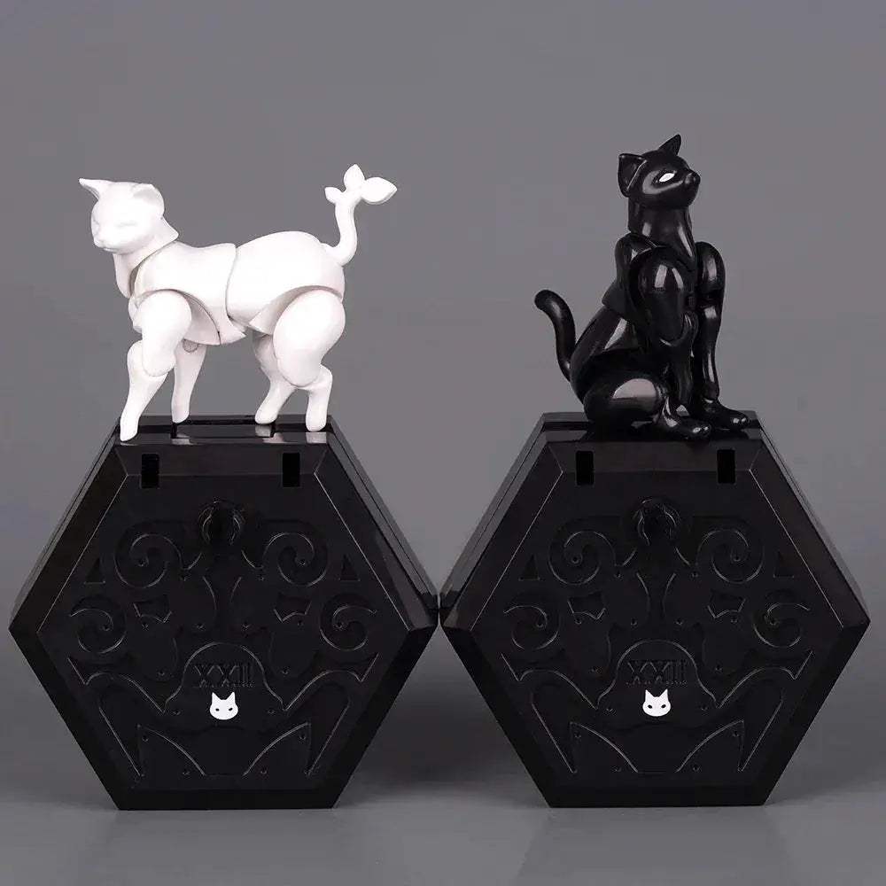 Articulated Cat Action Figure Model With Movable Joints - ToylandEU