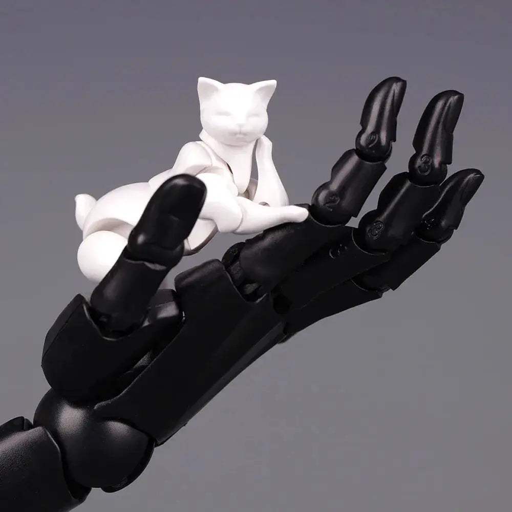 Articulated Cat Action Figure Model With Movable Joints - ToylandEU