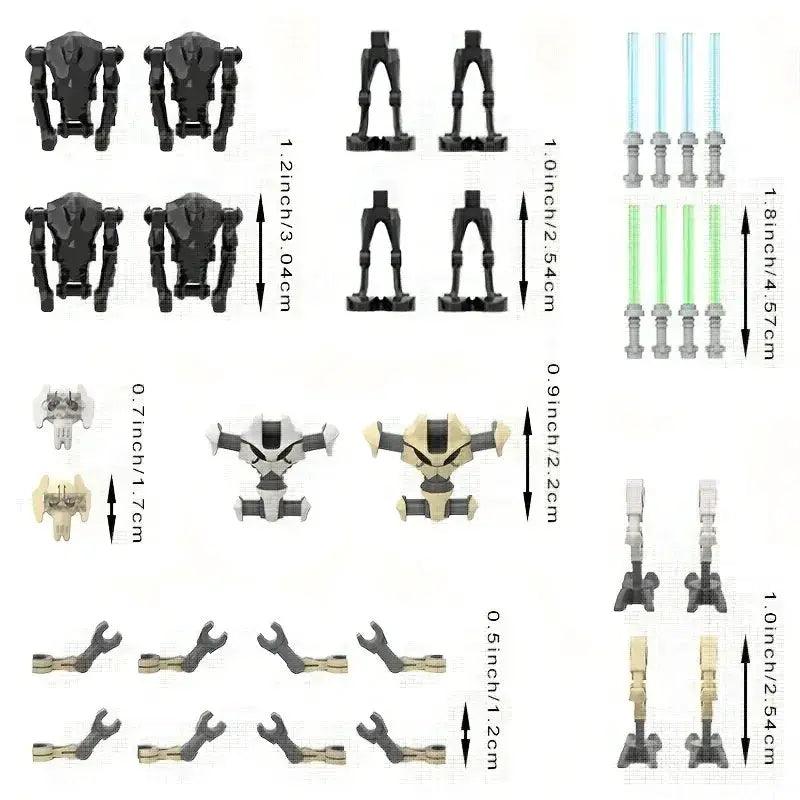  Articulated Droids Building Blocks For Clone Army -  ToylandEU™