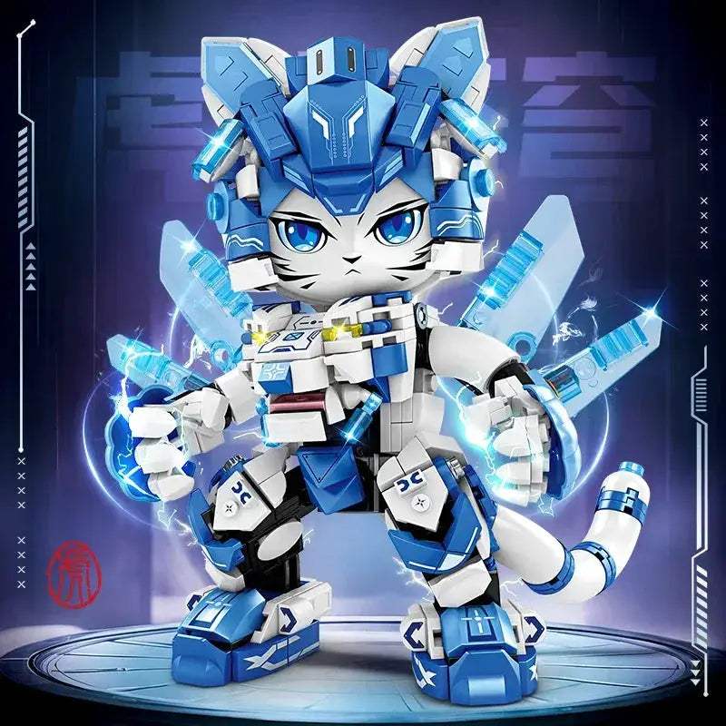 Articulated Mechanical Panda Twelve In One Building Blocks Set - ToylandEU
