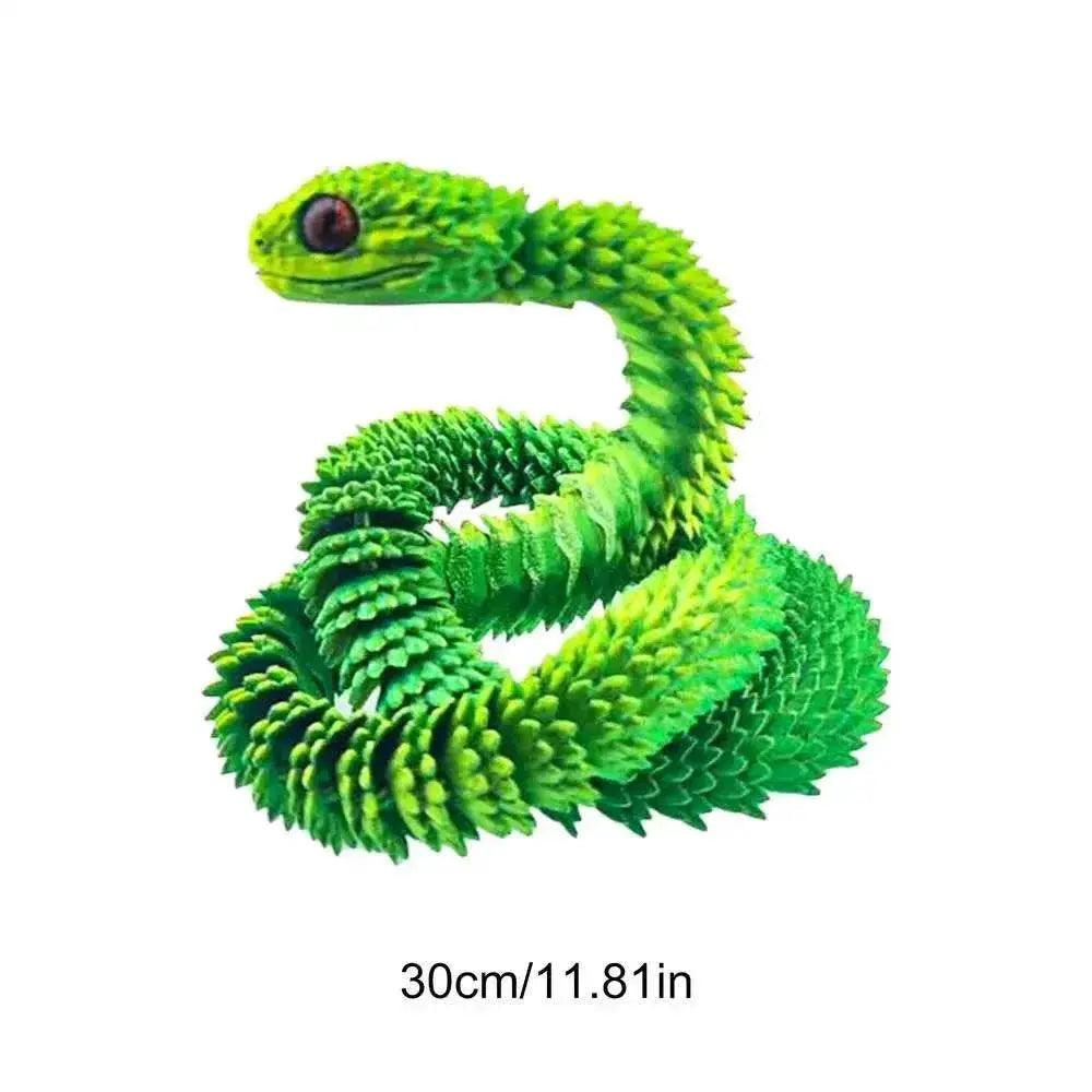  3D Printed Snake Desktop Articulated Snake Collectibles -  ToylandEU™