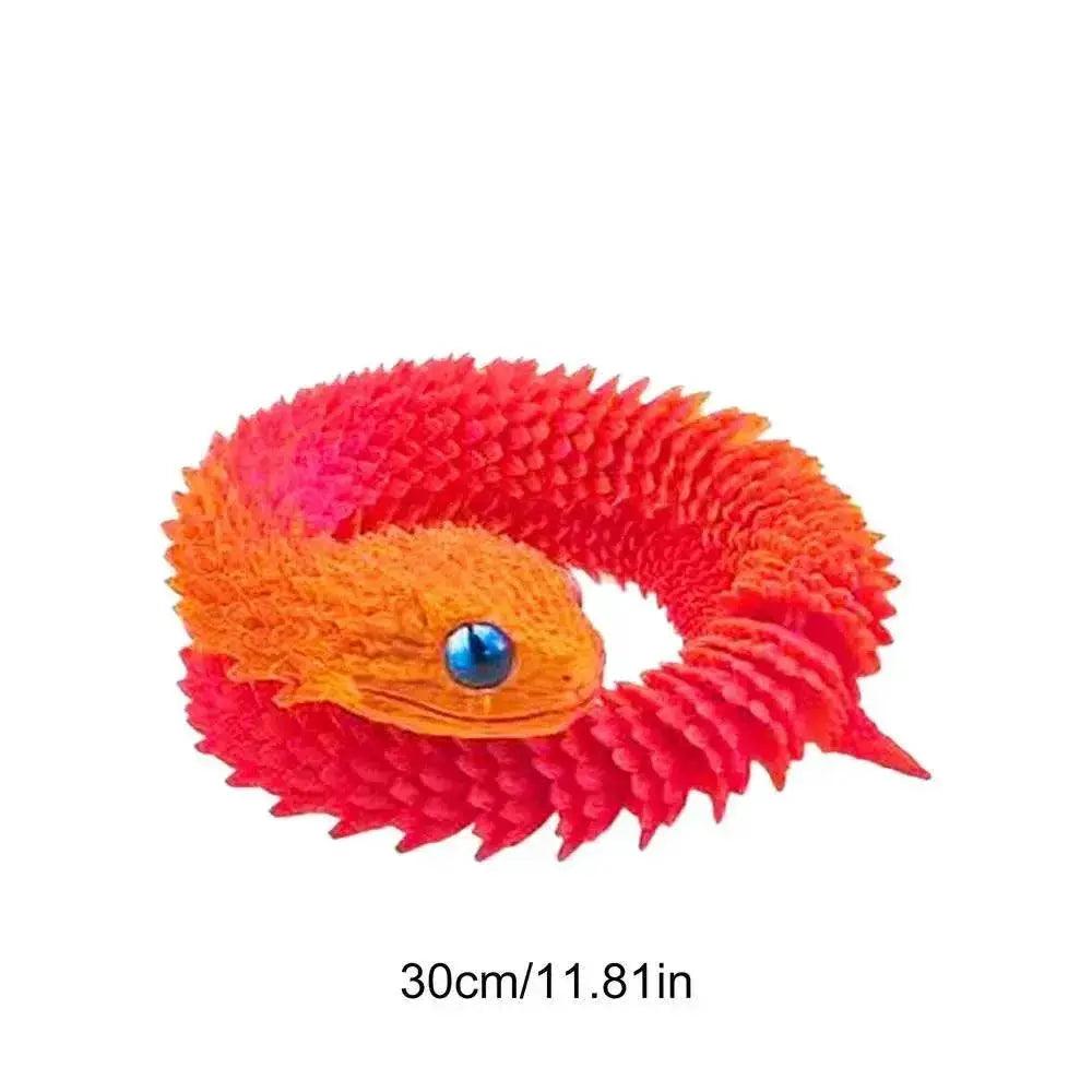  3D Printed Snake Desktop Articulated Snake Collectibles -  ToylandEU™