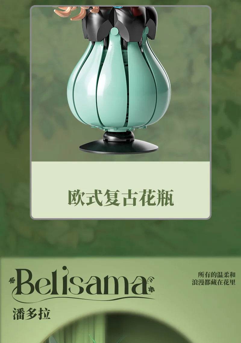 Artificial Flower Potted Building Block Flower Set Assembly - ToylandEU