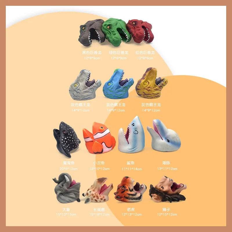 Artistic Wildlife Figurines: Realistic Hand-Drawn Tiger, Lion & Dino Models - ToylandEU