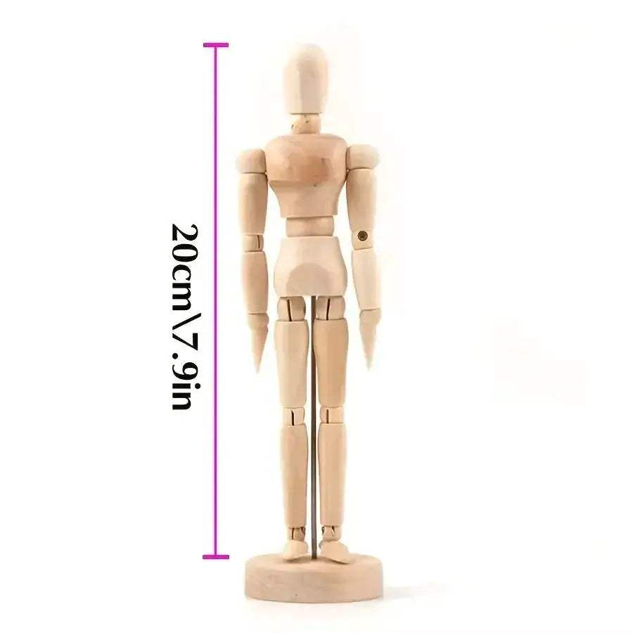 Artistic Wooden Sketch Mannequin With Movable Limbs - ToylandEU